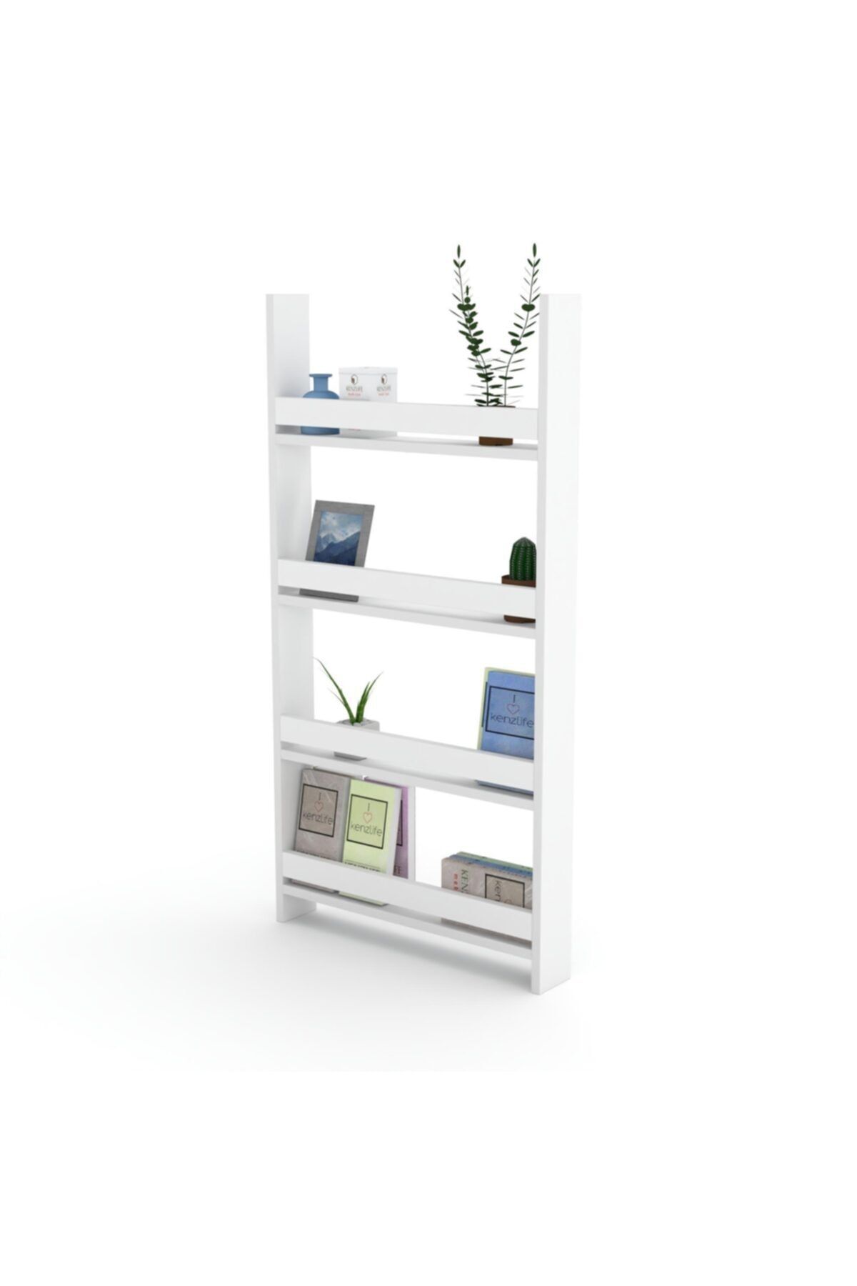 Kenzlife kitaplık fernur 120*060*10 byz duvar rafı