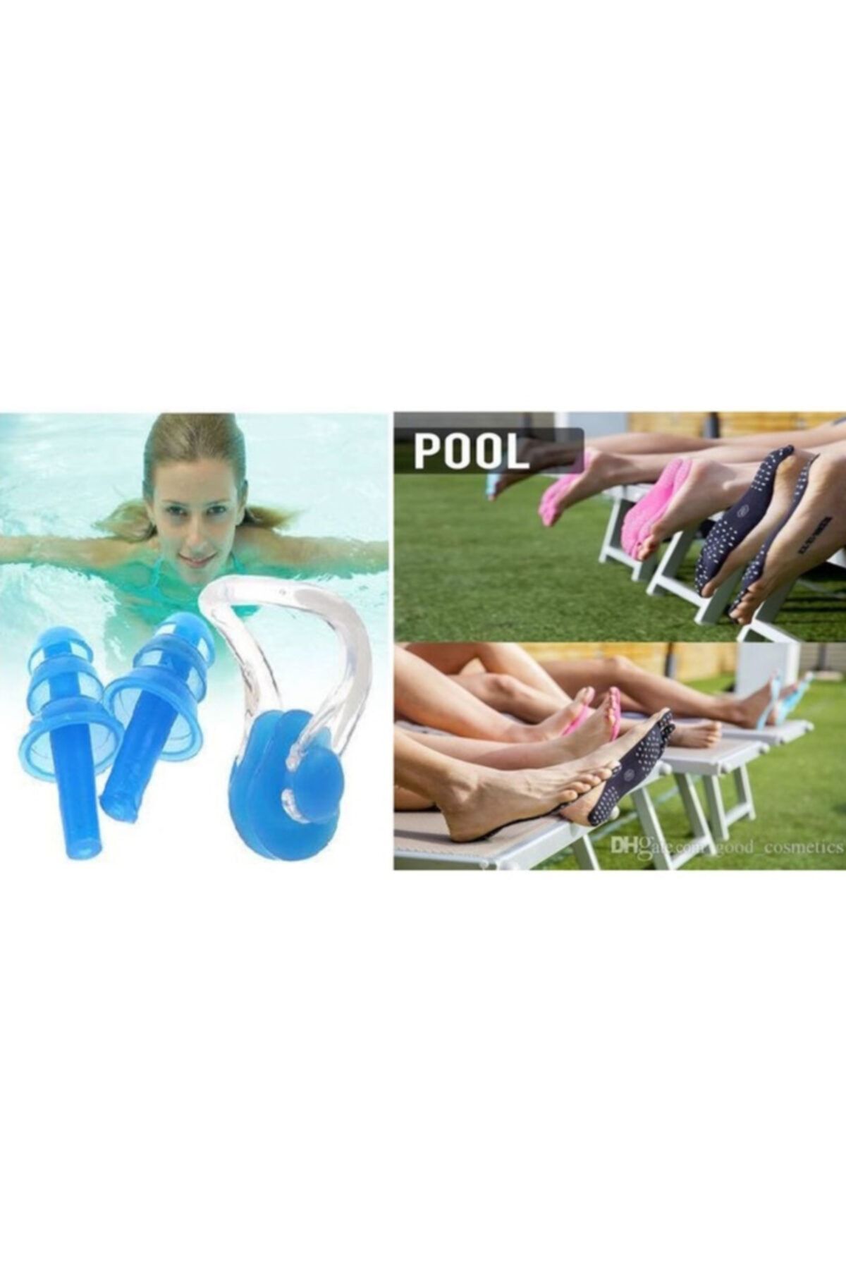 SHIVA Gift&More Nakefit Ayak Altı Yapışkan Ped Ve Kulak Ve Burun Tıkayıcı Set