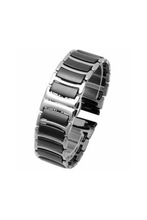 Siyah Galaxy Watch Gear S2 20 mm Uyumlu Seramik Metal Akıllı Saat Kordonu Kordon22