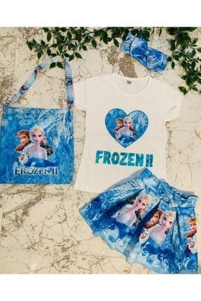 Kız Çocuk Frozen Elsa Cantalı Konsept Takım 8680869120464