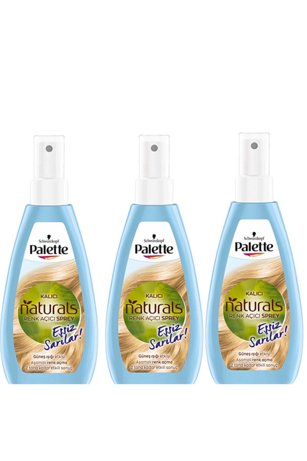 Palette Natural Colors Renk Açıcı Sprey 3 Adet