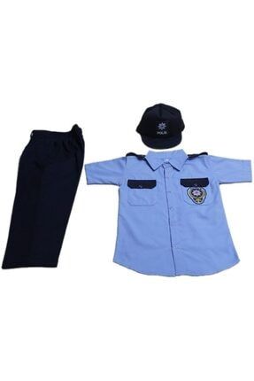 Erkek Mavi Polis Kostümü Ç1276