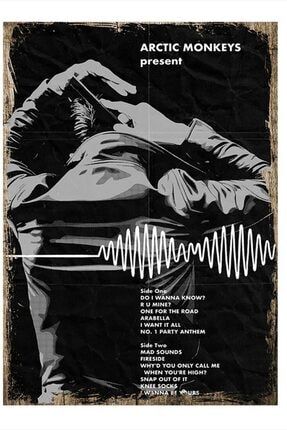 Arctic Monkeys Mdf Tablo 50cm X 70cm dikey-20457-50-70