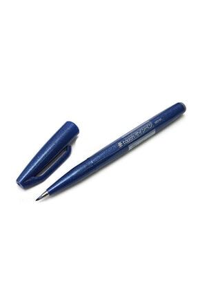 Fude Touch Sign Brush Pen Fırça Uçlu Çizim Kalemi Blue SES1