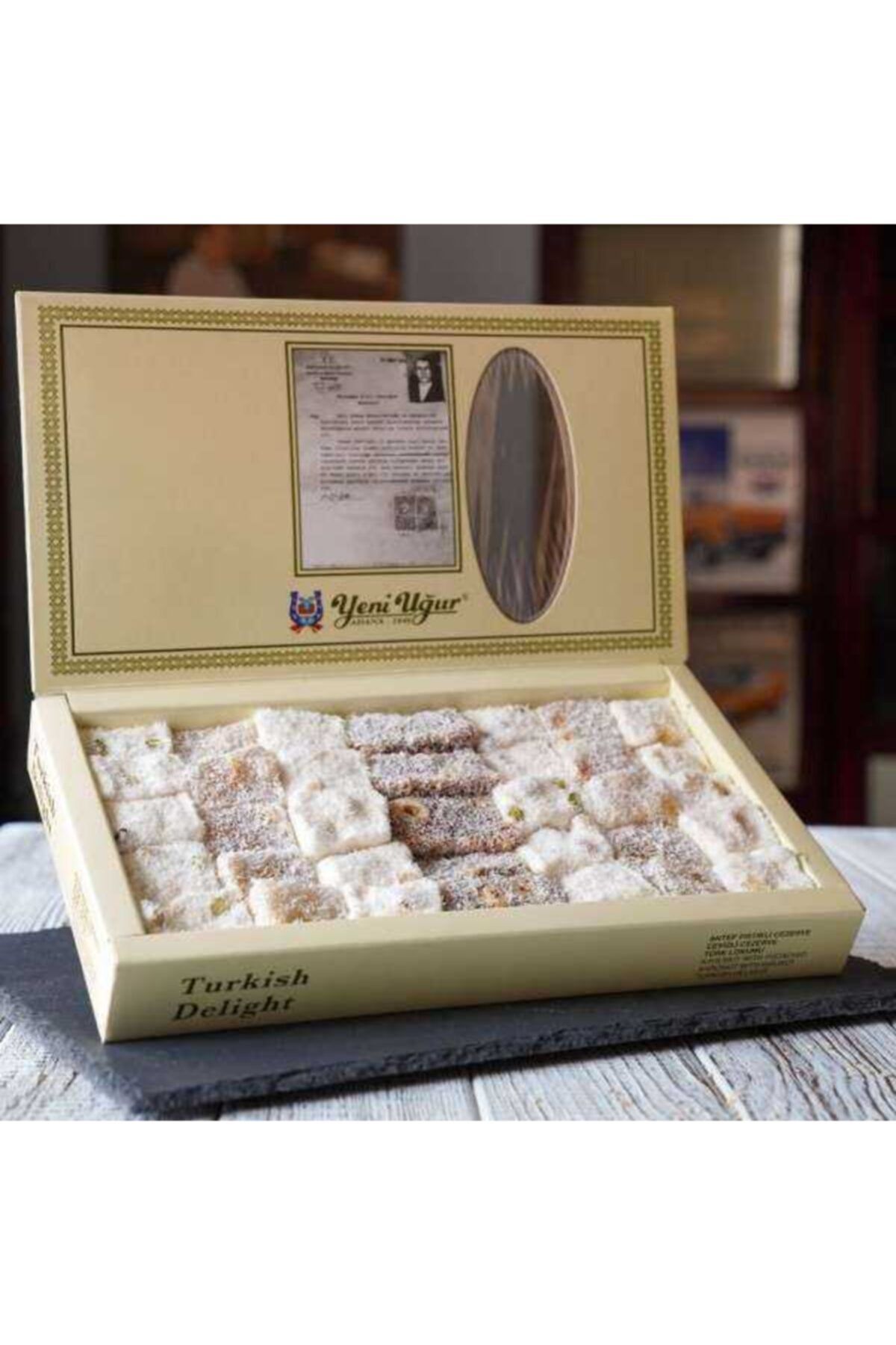 Yeni Uğur-Mixed Turkish Delight (Sultan Delight, Turkish Delight with Nuts, Cut Cezer) 750 Gr 2