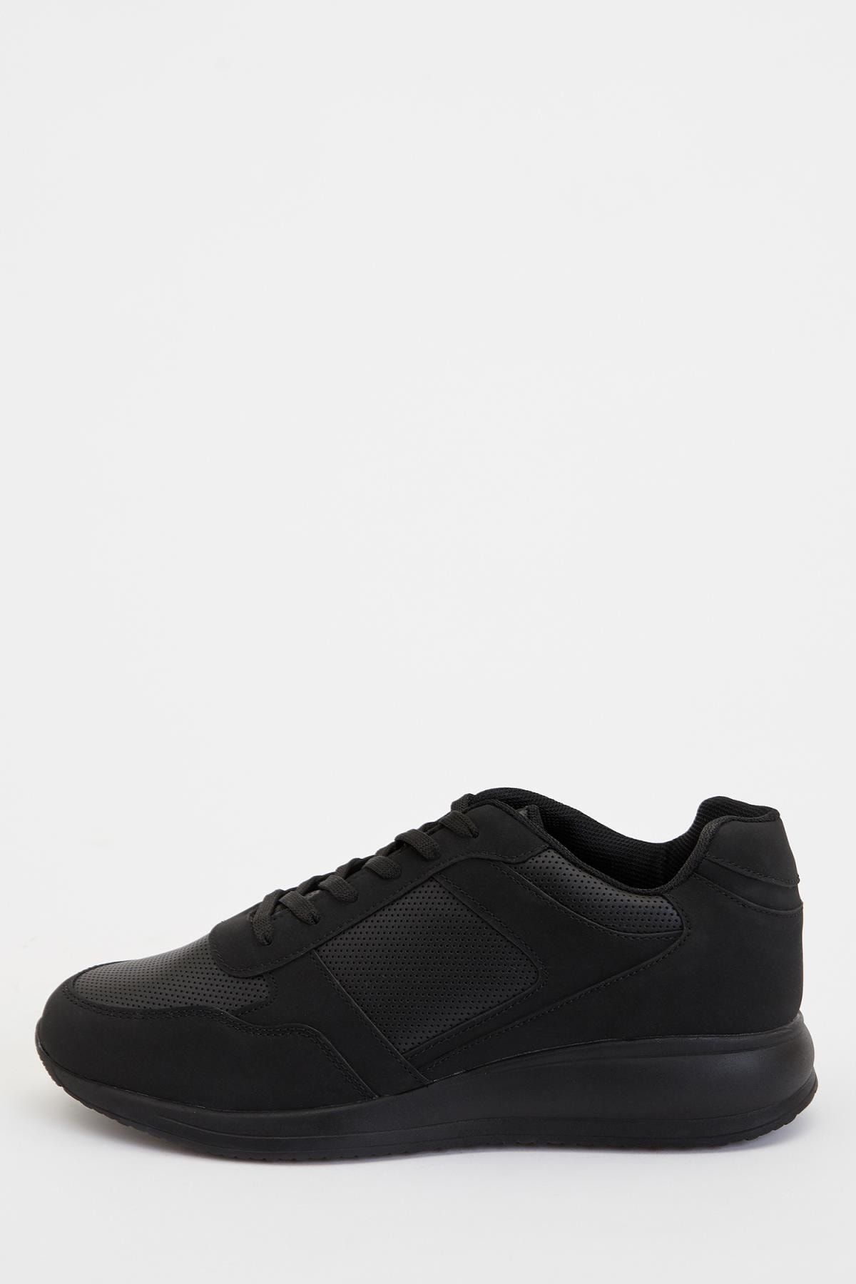 Defacto Erkek Siyah Bagcikli Sneaker Ayakkabi R7276az20au Trendyol