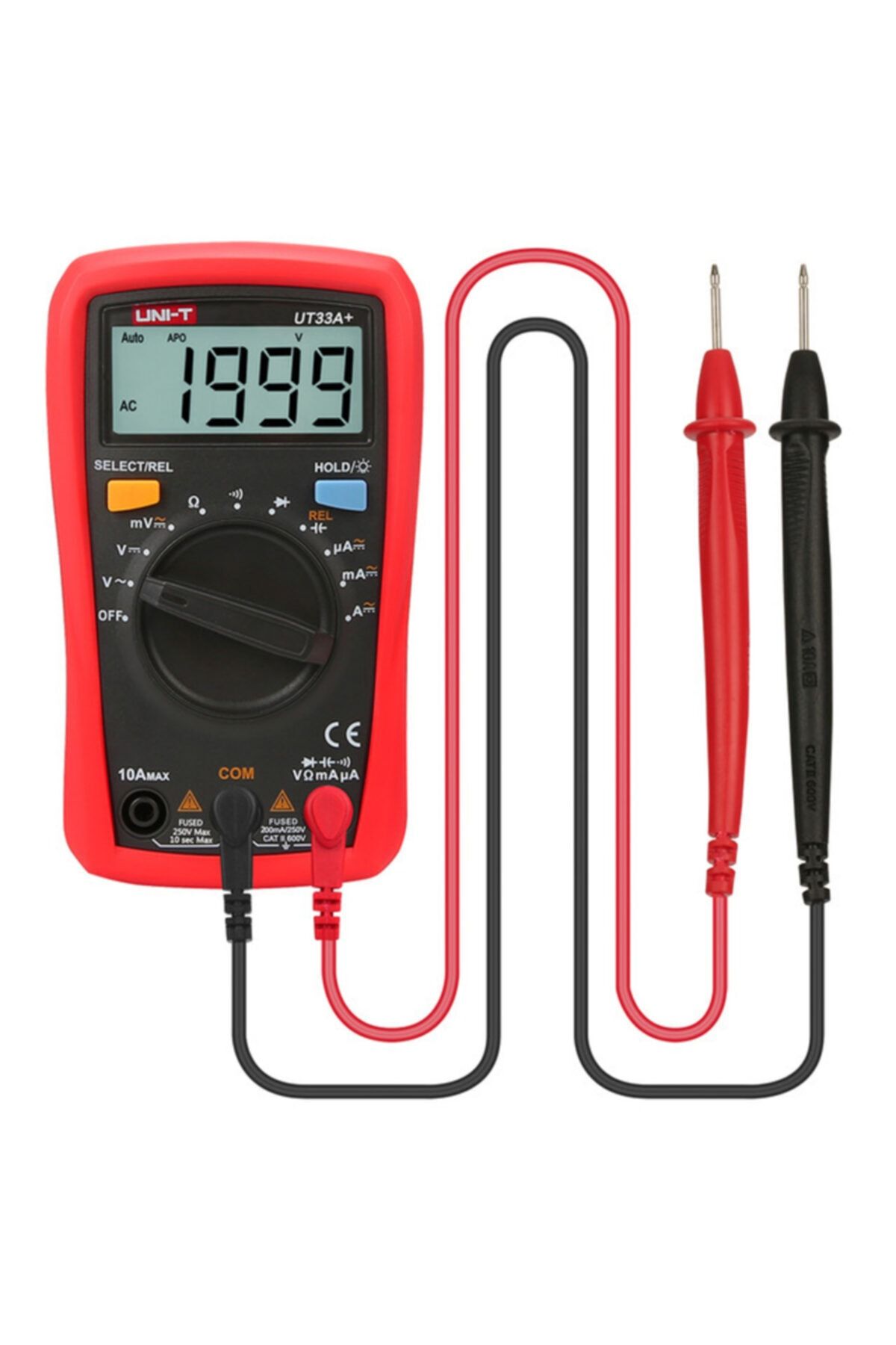 Unit-Uni-T Ut 33A+ 600V Ut33+ Series Digital Multimeter Measurement Tool Ut33A+ Ut-33A+ 2