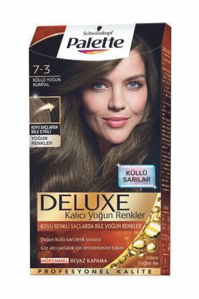 Deluxe Yoğun Renkler 7-3 Küllü Yoğun Kumral Saç Boyası 4015100204483