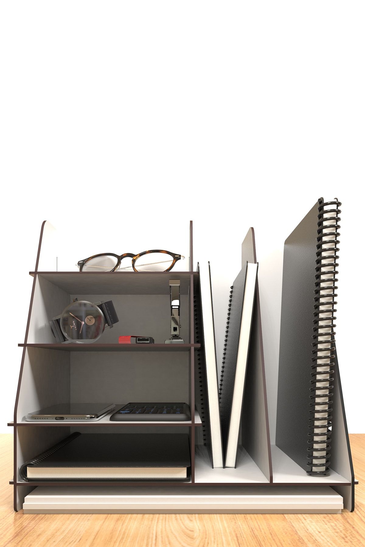 KUK Design-Document Shelf Desktop Organizer Organizer 4