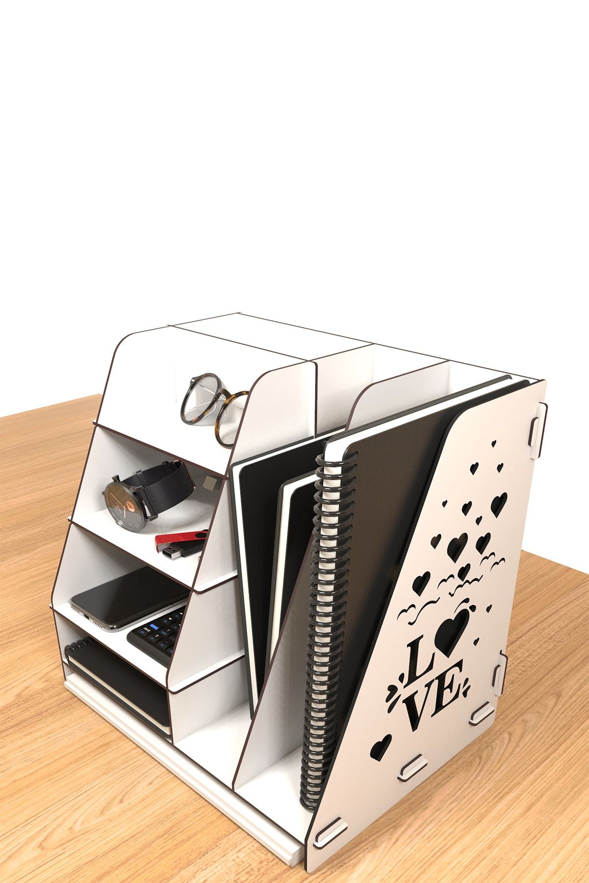 KUK Design-Document Shelf Desktop Organizer Organizer 5