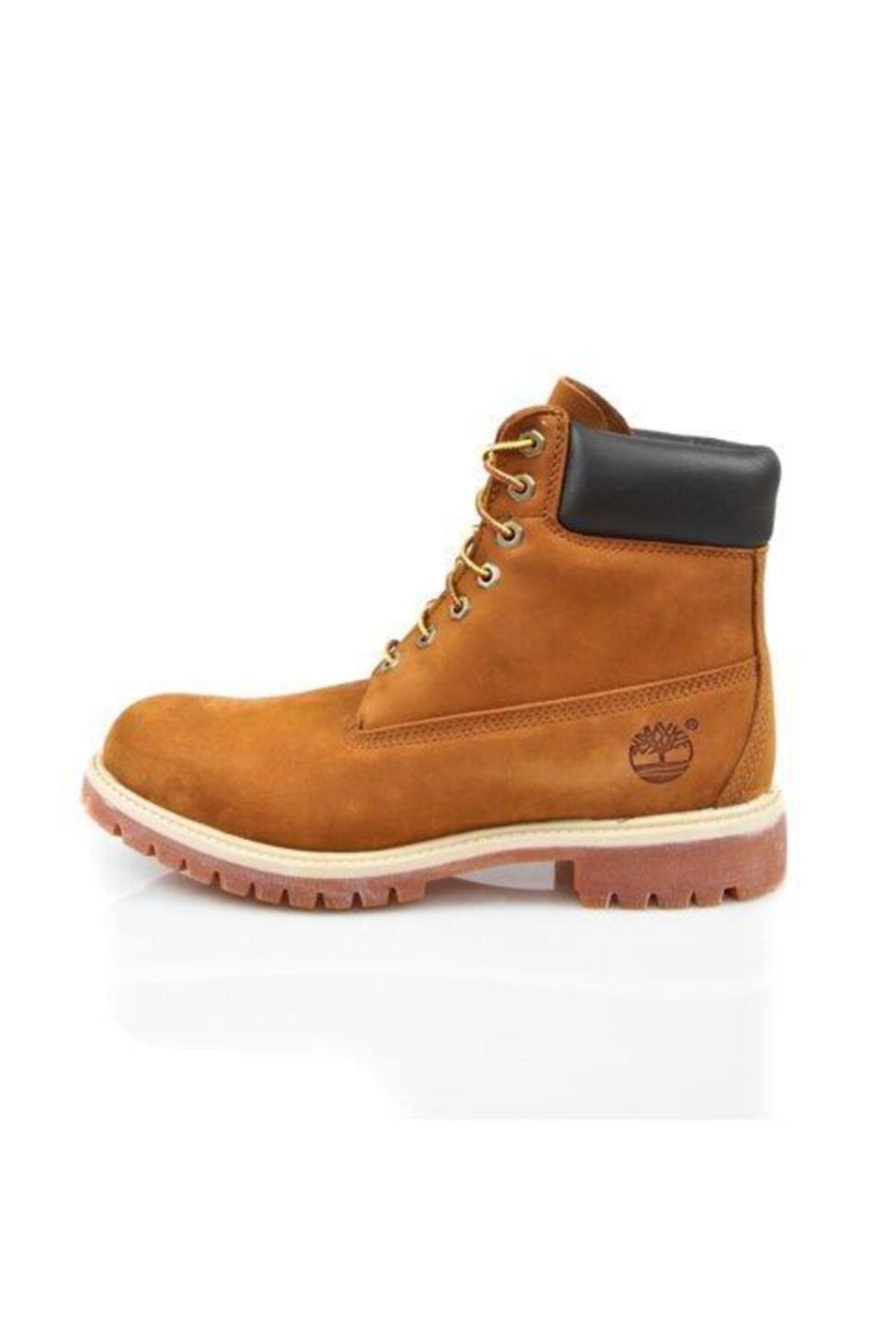Dark top beige timberlands
