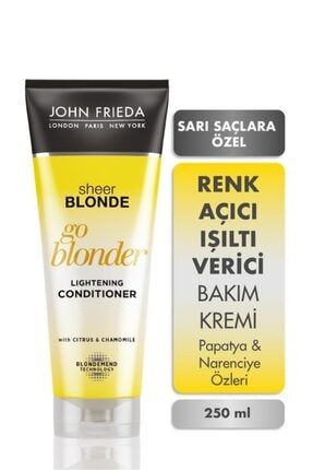 John Frieda Sari Saclar Icin Renk Acici Sprey Sampuan Bakim Kremi 3 Lu Avantaj Seti Trendyol