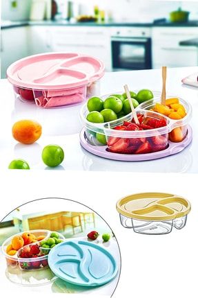 Helen S Home Take N Go Kapakli Kasikli Hazirla Ve Cik Meyveli Yogurt Kabi Trendyol