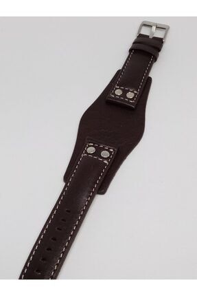 Fossil Ch3051 Uyumlu Siyah Dikisli Deri Kordon Trendyol