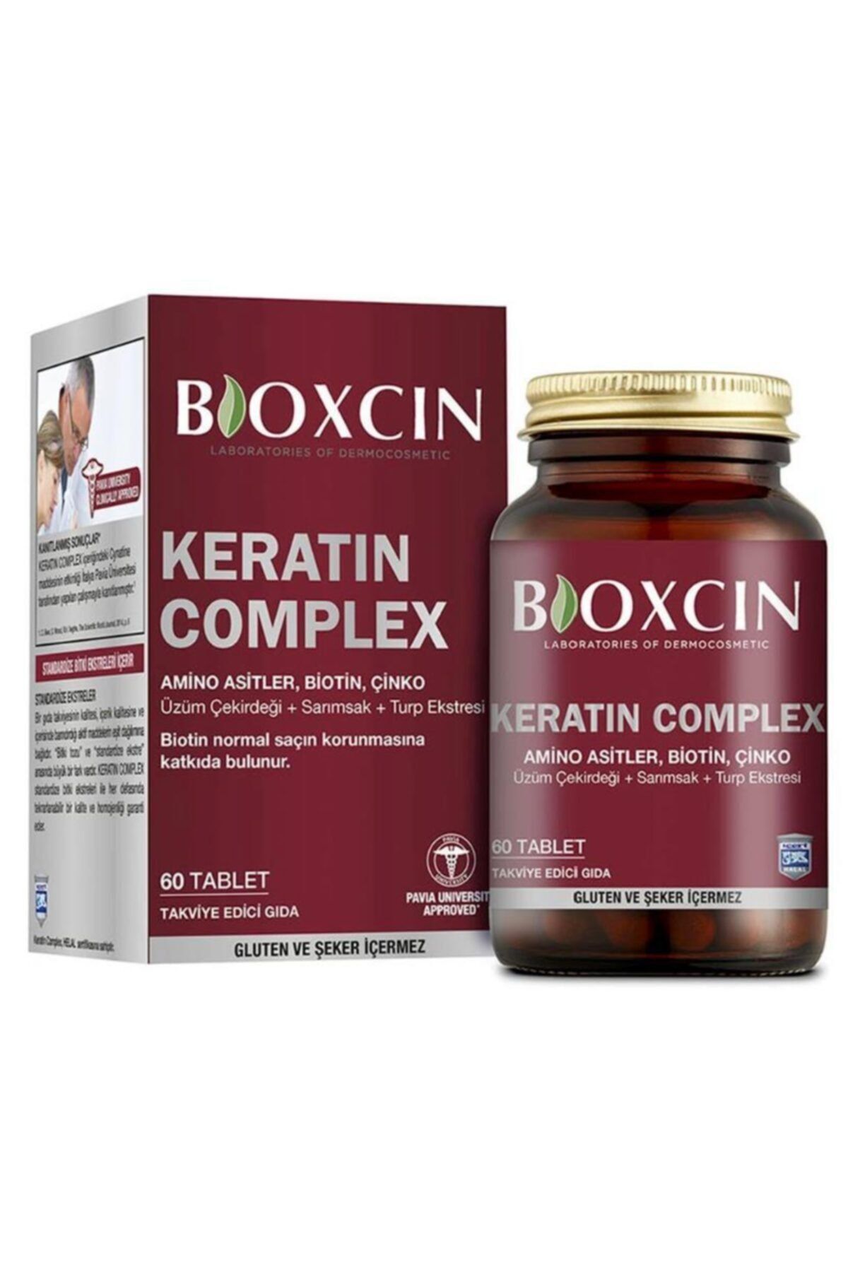 قرص کراتین کمپلکس 500 میلی گرم 60 Bioxcin