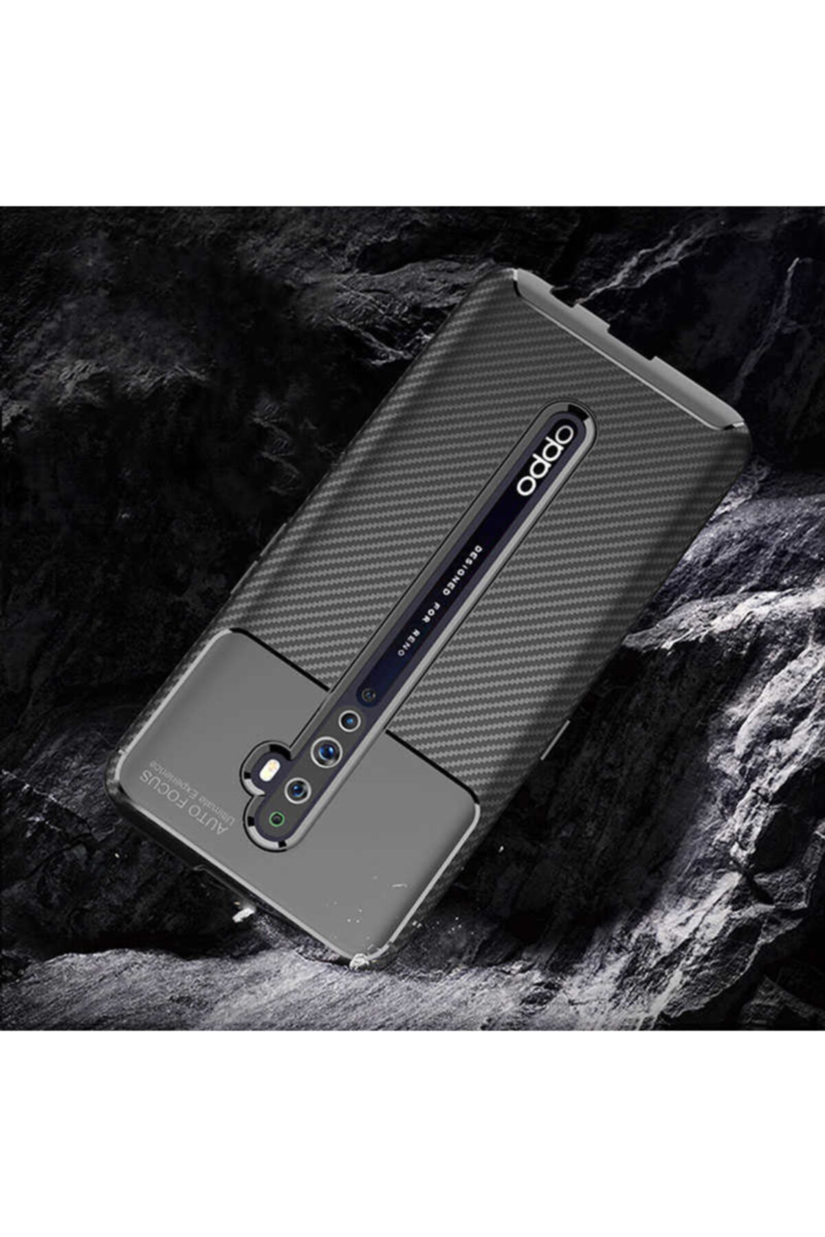 Reno 2z Kılıf Rugged Armor Negro Karbon Silikon 4