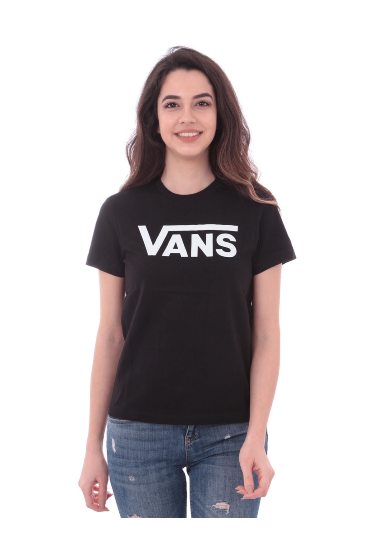 تی شرت زنانه مشکی قابل تنفس  ونس Vans (برند ایالات متحده آمریکا)