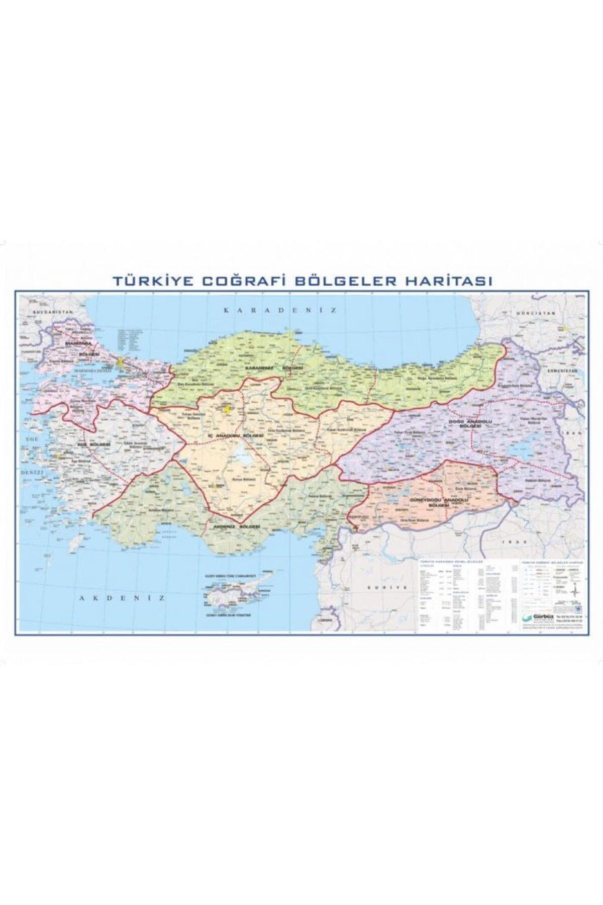 gurbuz yayinlari turkiye bolgeler