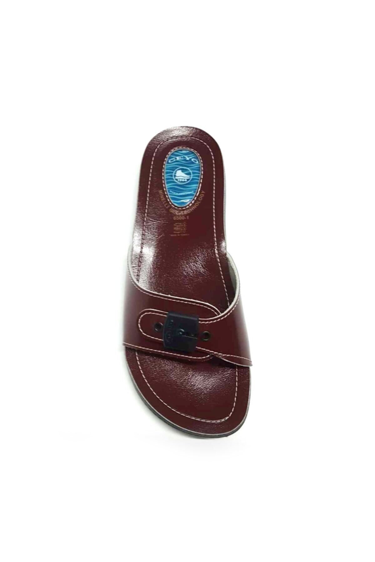 Ceyo-6500-1 شبشب نسائي من الجل التشريحي مينيلي باللون الأحمر 3