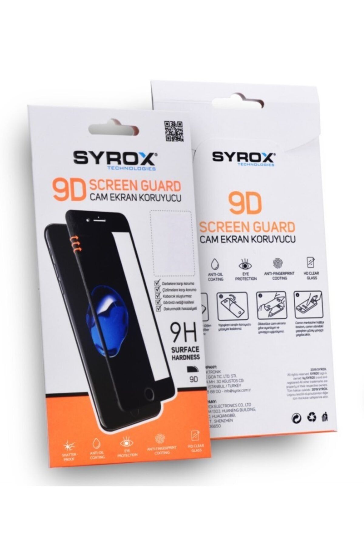 syrox iphone 8s plus 9d cam ekran
