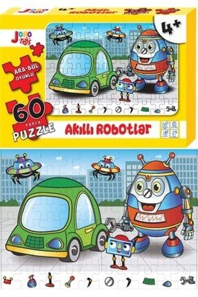 Joho Toys Akıllı Robotlar 60 Parça Puzzle 5550000000137