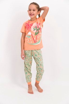 Kız Çocuk Pijama Takımı US-868-CAG