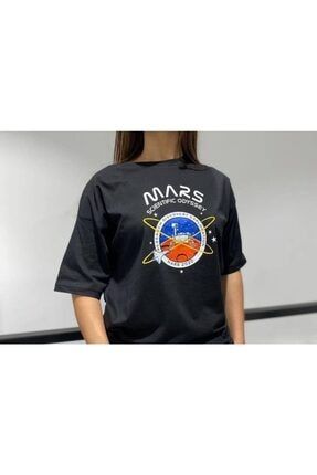 Kadın Mars Yazılı T-shirt MARS