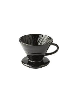 V60 02 Dripper Ceramic (BLACK) - Seramik Kahve Demleme V60 02 (SİYAH) BLCKGTV602DRPPRBLCK