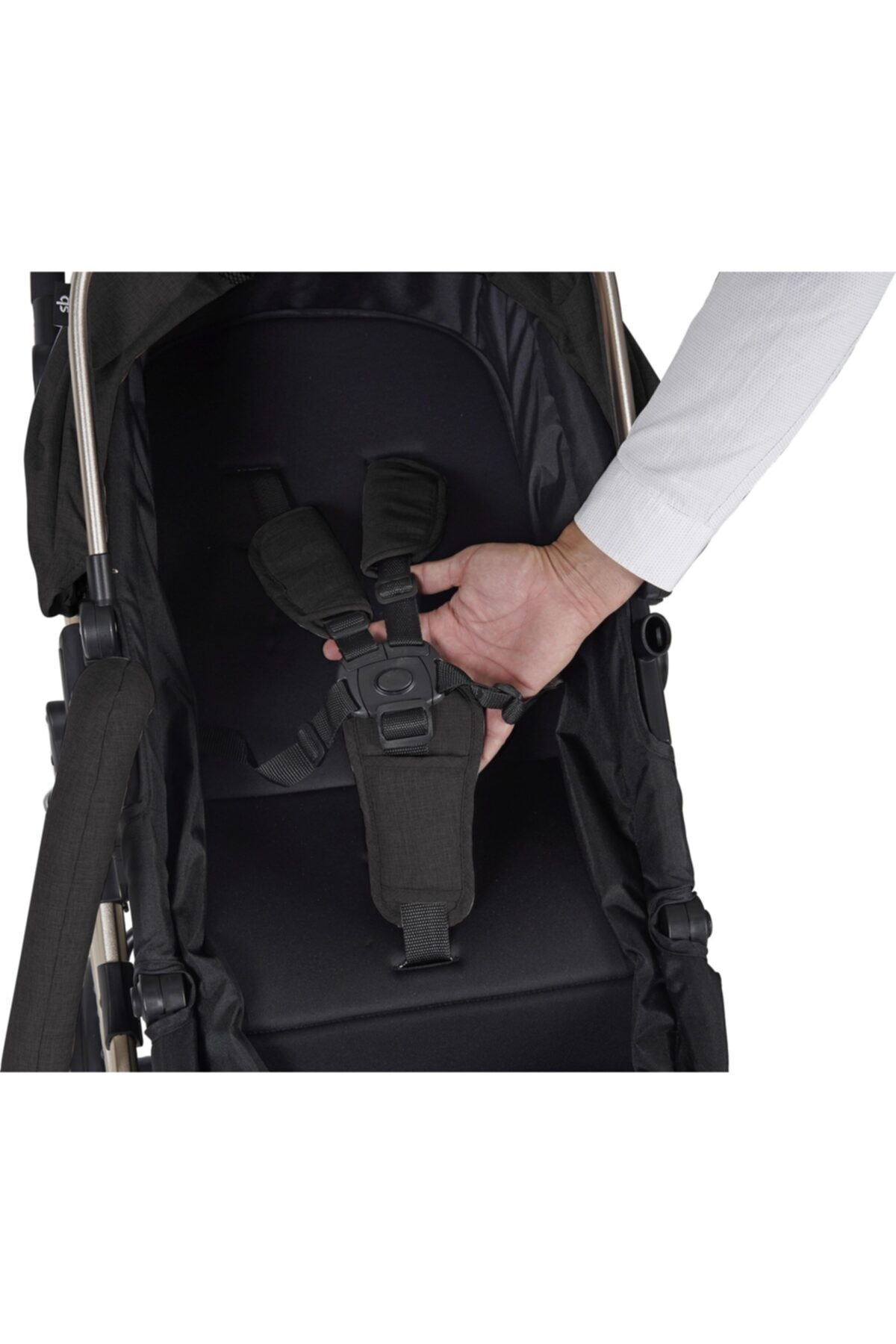 Sunny Baby Air Force Travel Sistem Bebek Arabası Siyah fotoğrafı 7 (önizleme)