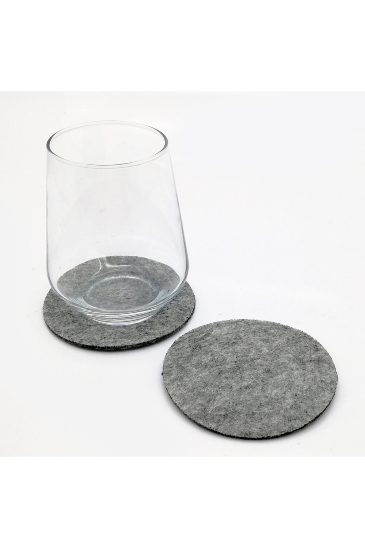American Coaster Felt Round grey