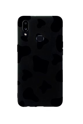 Samsung A10s Inek Desenli Premium Silikonlu Siyah Telefon Kılıfı MCSAMA10SLINK