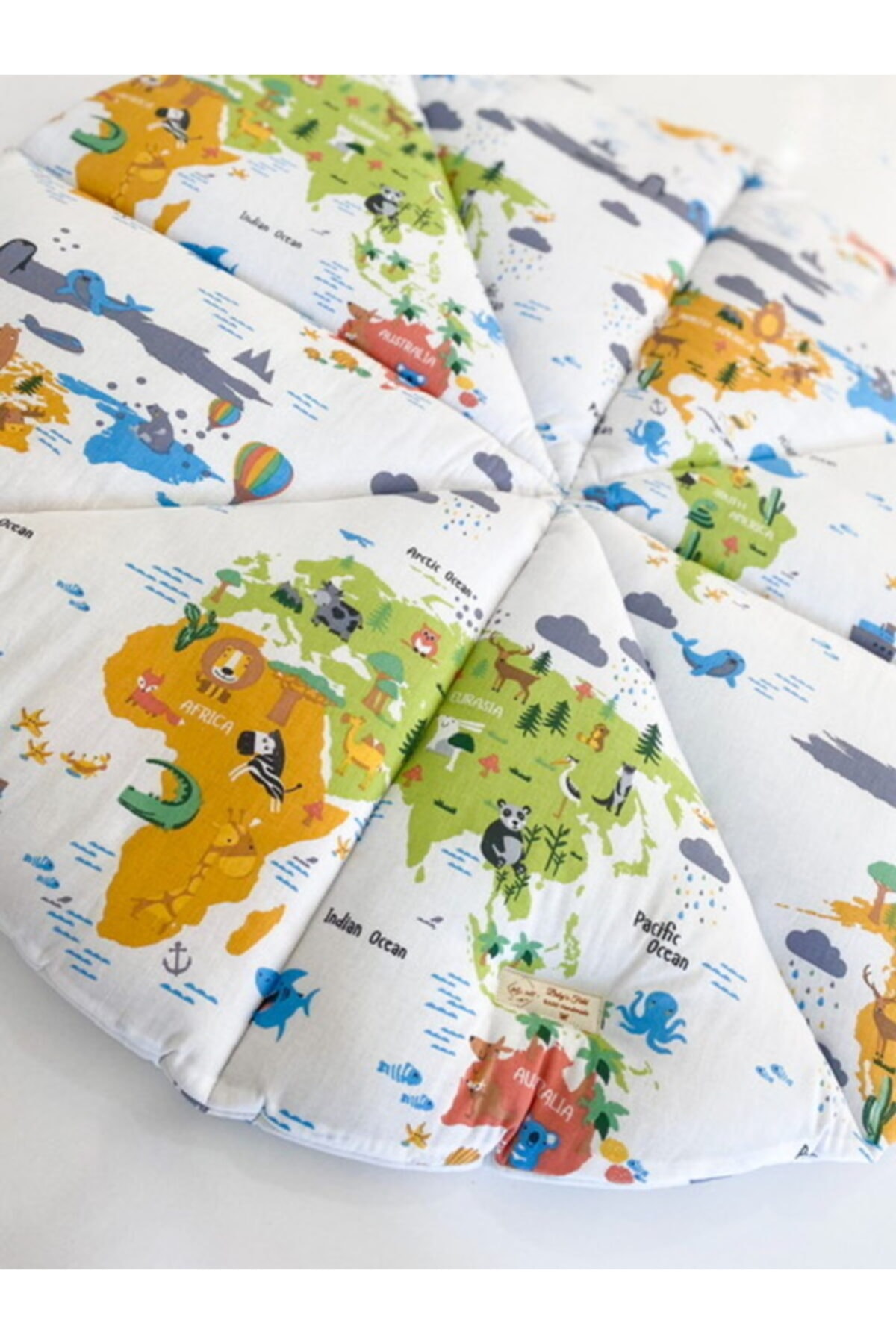 Babys Field Yuvarlak Bebek Oyun Minderi fotoğrafı 2 (önizleme)