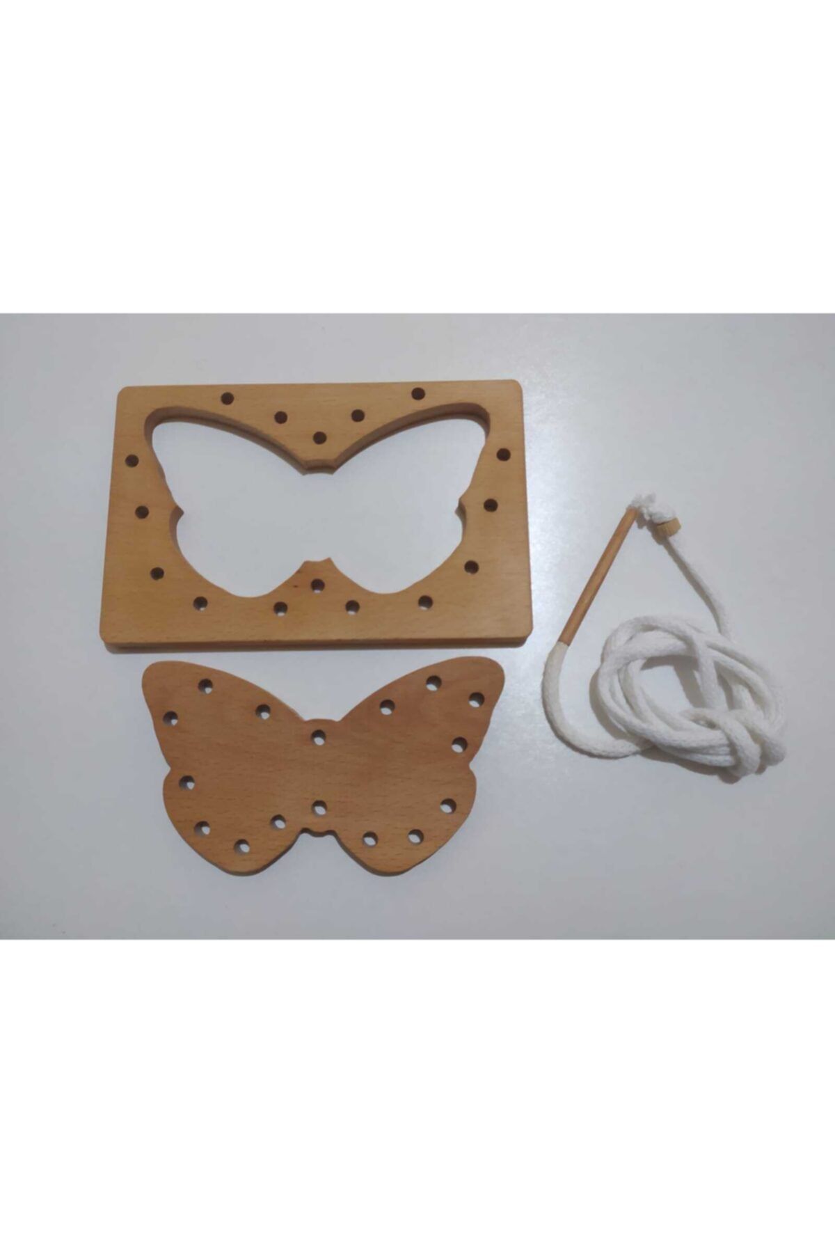 Montessori Gemisi-Threading Puzzle - Butterfly 3