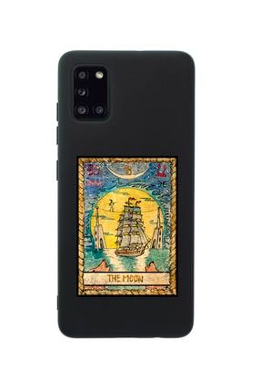 Samsung A31 The Moon Premium Silikonlu Siyah Telefon Kılıfı MCSAMA31LTMOON