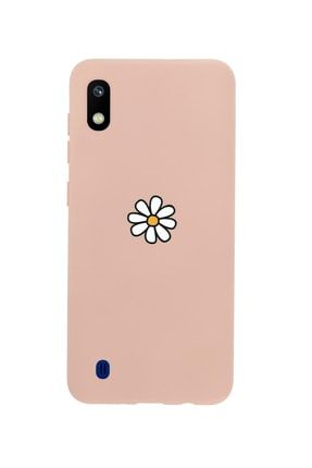 Samsung A10 Papatya Premium Silikonlu Pembe Telefon Kılıfı MCSAMA10LPAP