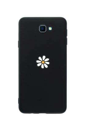 Samsung J7 Prime 2 Papatya Premium Silikonlu Siyah Telefon Kılıfı SAMJ7PRMLPAP