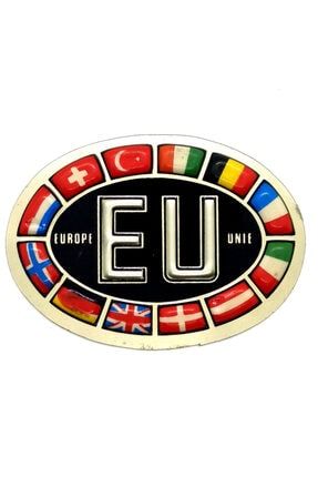 Kabartma Avrupa Bayraklı Eu Sticker Arma kabartmaeu