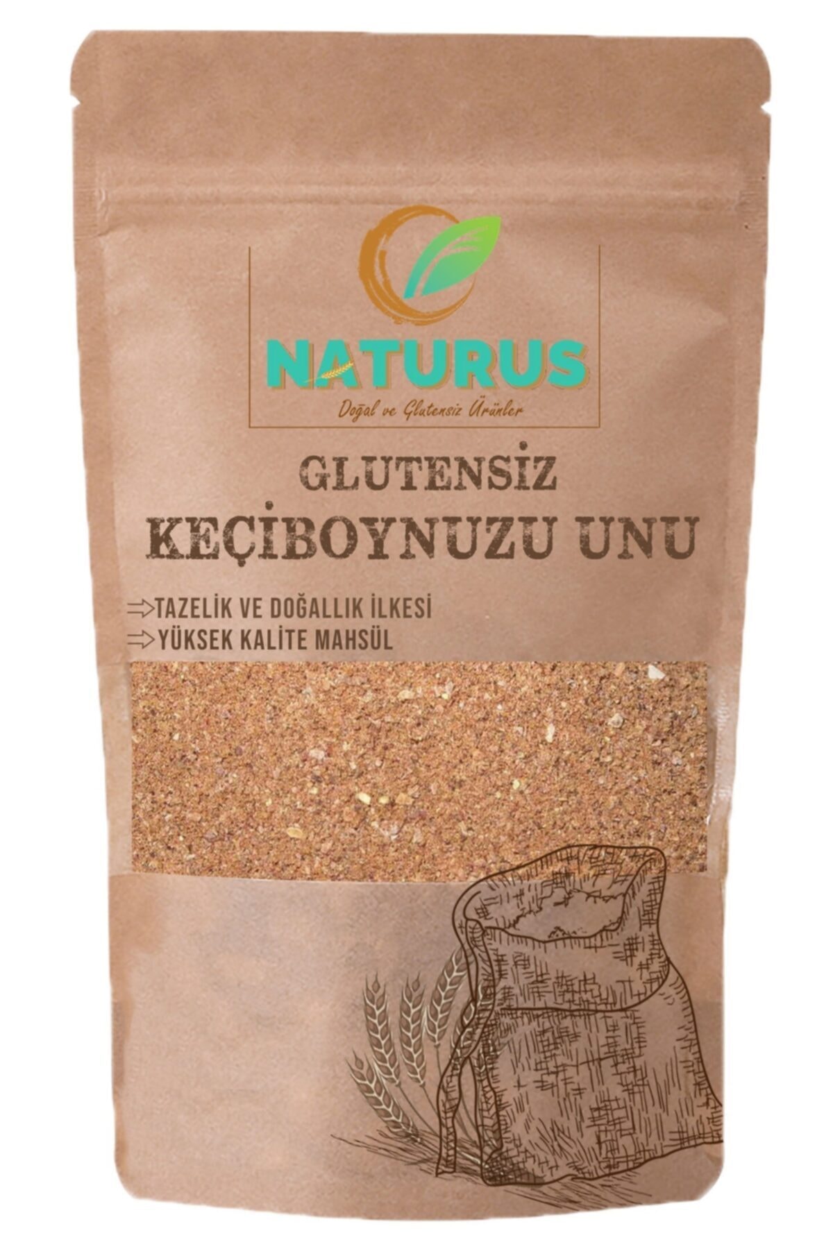 NATURUS Doğal Keçiboynuzu Unu Glutensiz 500 gr
