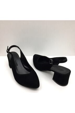 Kadın Siyah Klasik Topuklu Ayakkabı 101-399