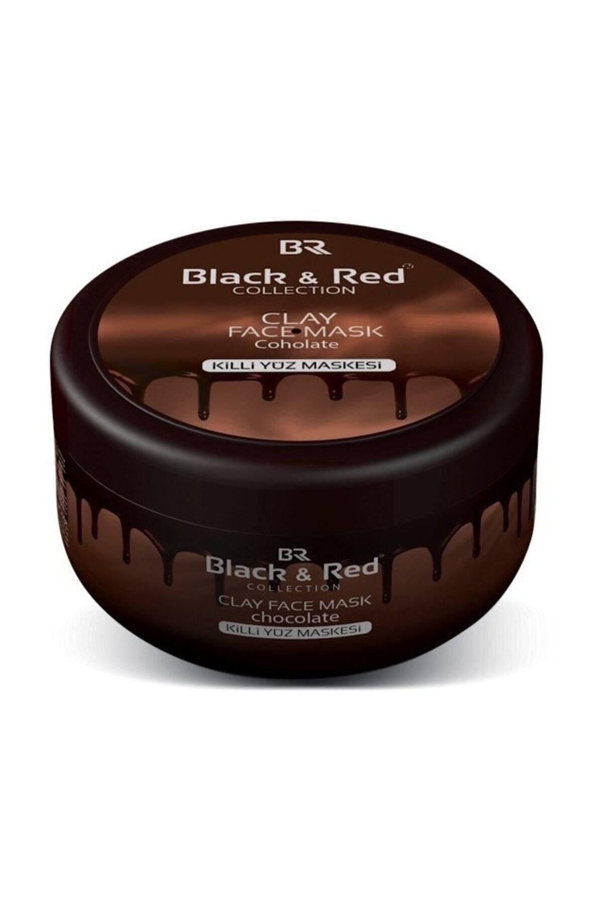 ماسک پاکسازی صورت خاک رس شکلاتی + ماسک صورت خاک رس با روغن آرگان 2 عدد Black Red