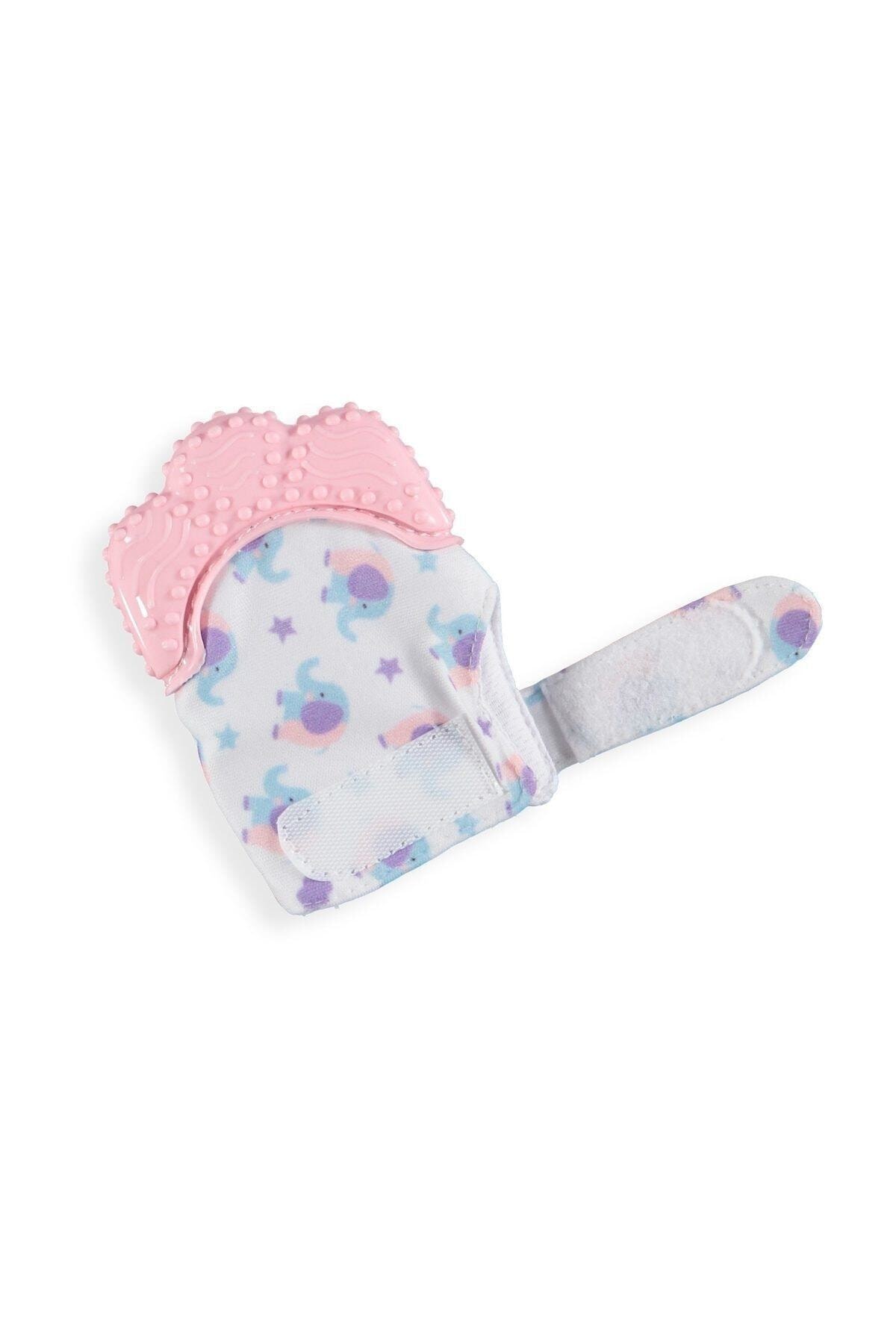 baby toys Pembe Bebek Diş Kaşıma Eldiveni fotoğrafı 3 (önizleme)