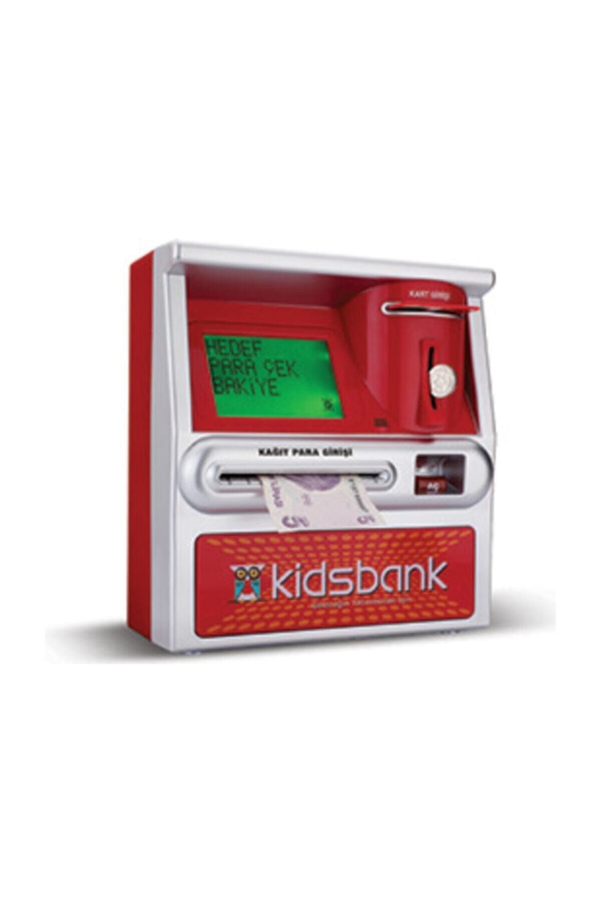 Kidsbank Atm Kumbara Orijinal Türk Parasını Tanıyan Elektronik Kartlı Lisanslı Garantili KIDSBANK