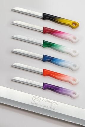 Tırtıklı Ağız Sebze-meyve Bıçağı 6 Adet Renkli Meyve Sebze Bıçağı