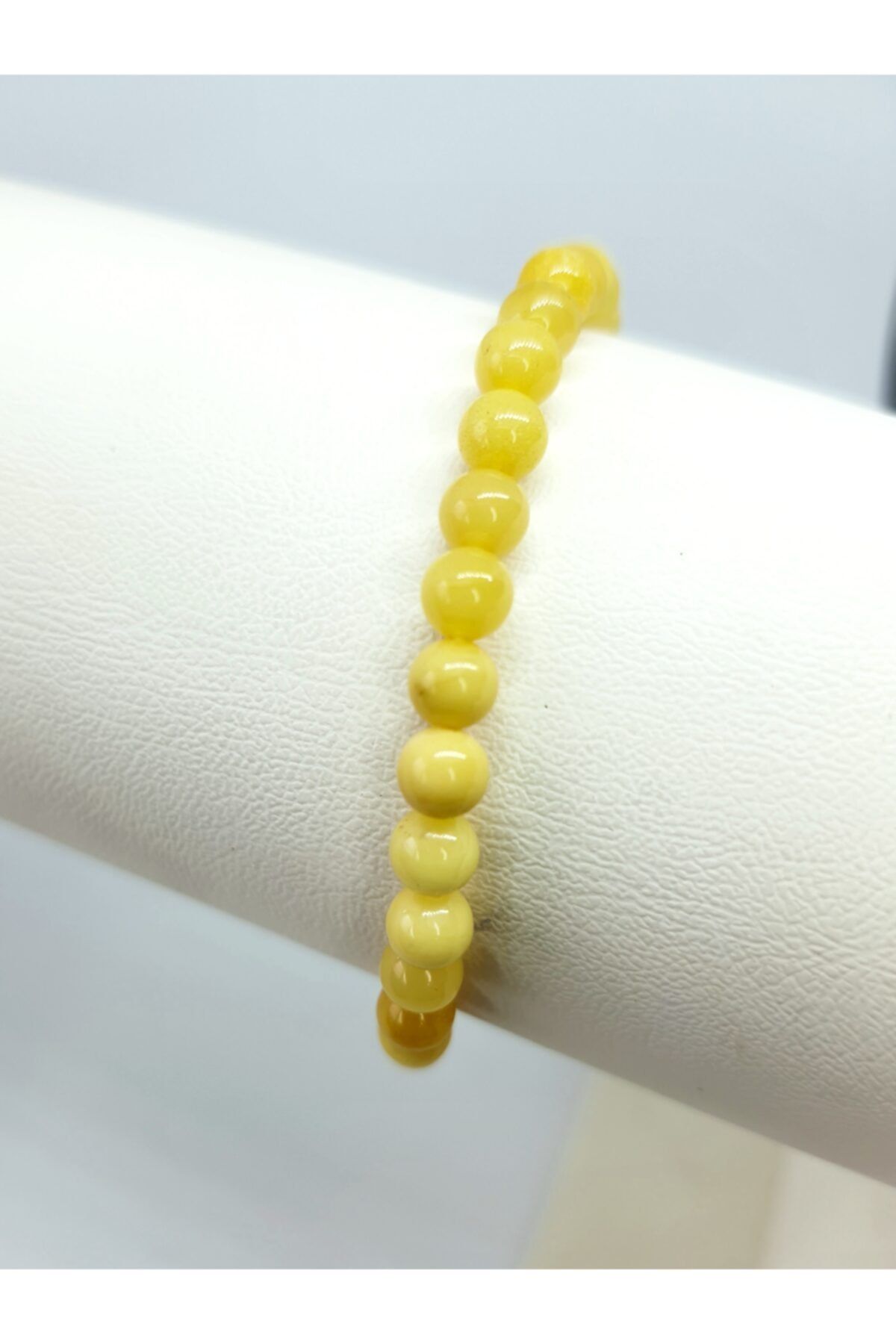 Amber by Mazukna Süt Baltık Damla Kehribar Bileklik SE8305