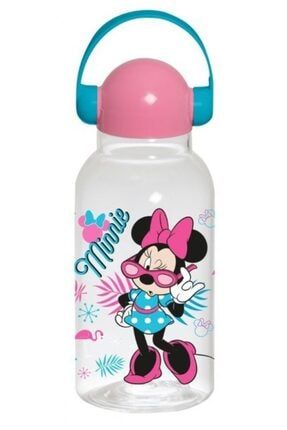 Pembe Gözlüklü Minnie Mouse Baskılı Matara 460 ml HRV161808-024