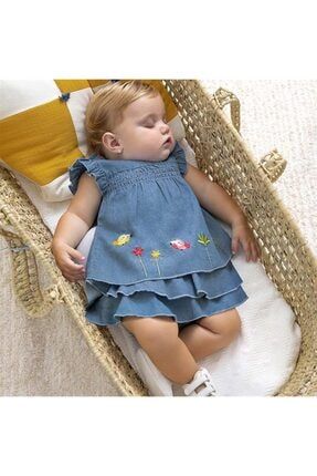 Kız Bebek Lacivert Etek Bluz 2 Li Set TYC00125092383