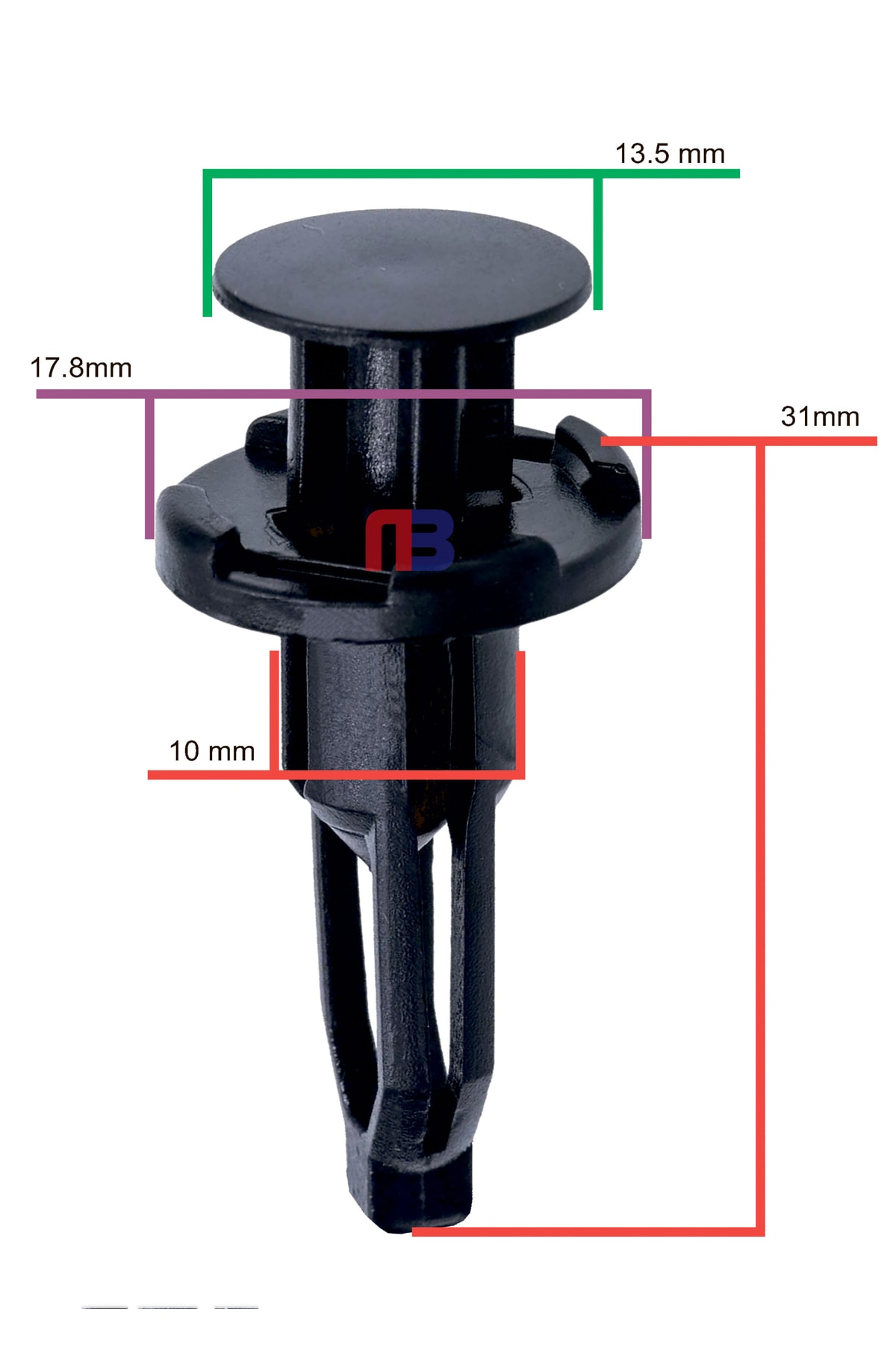 とひ出品 NB Klips I Toyota Tampon Klips 52161-16010 52161-02020 / 25 Adet