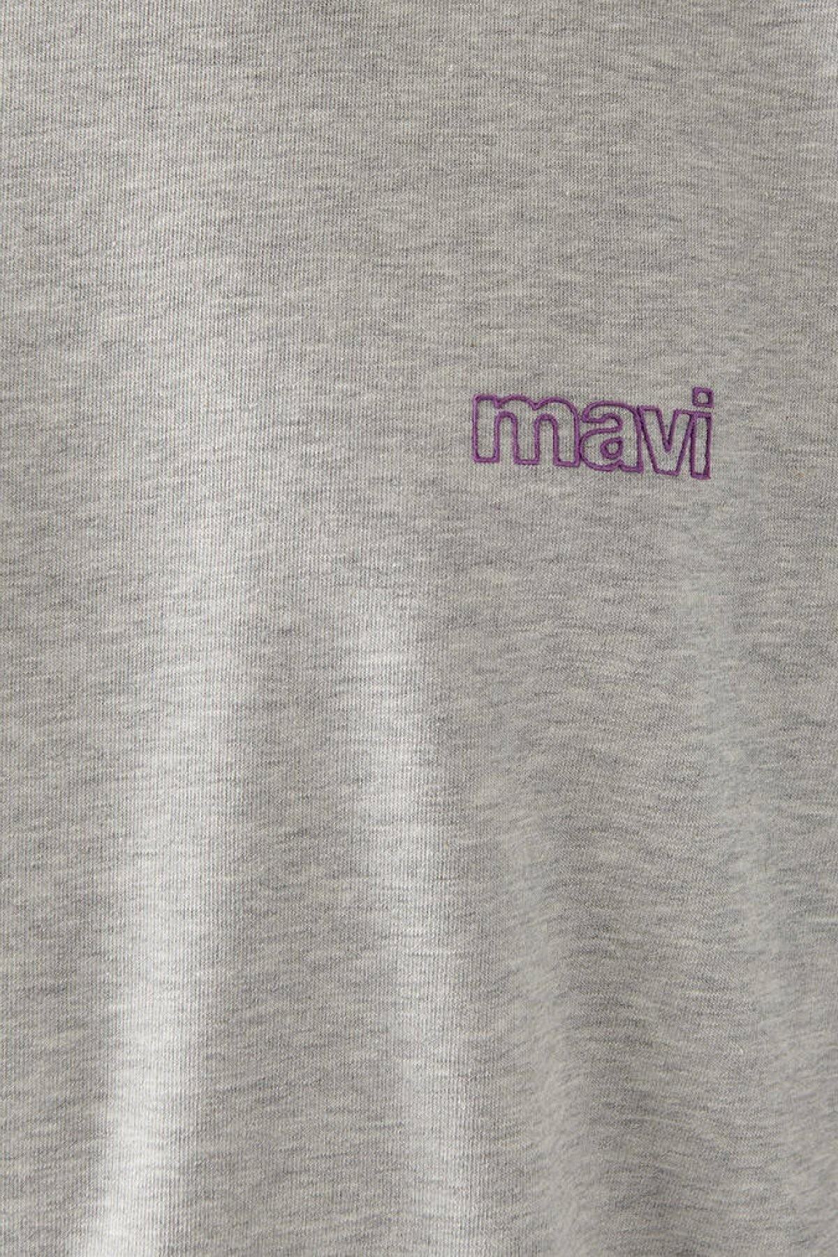 سویشرت مردانه خاکستری ماوی | 0610704-80196-STD اورجینال - تصویر 6