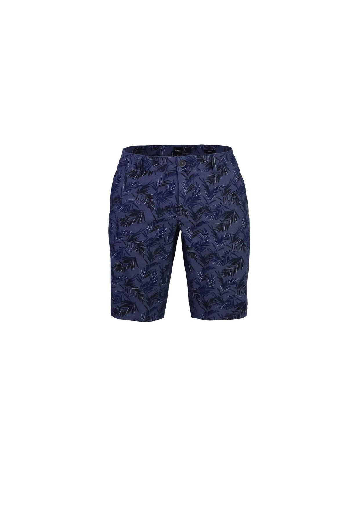 Hugo Boss Shorts Dunkelblau Mittlerer Bund Fast ausverkauft