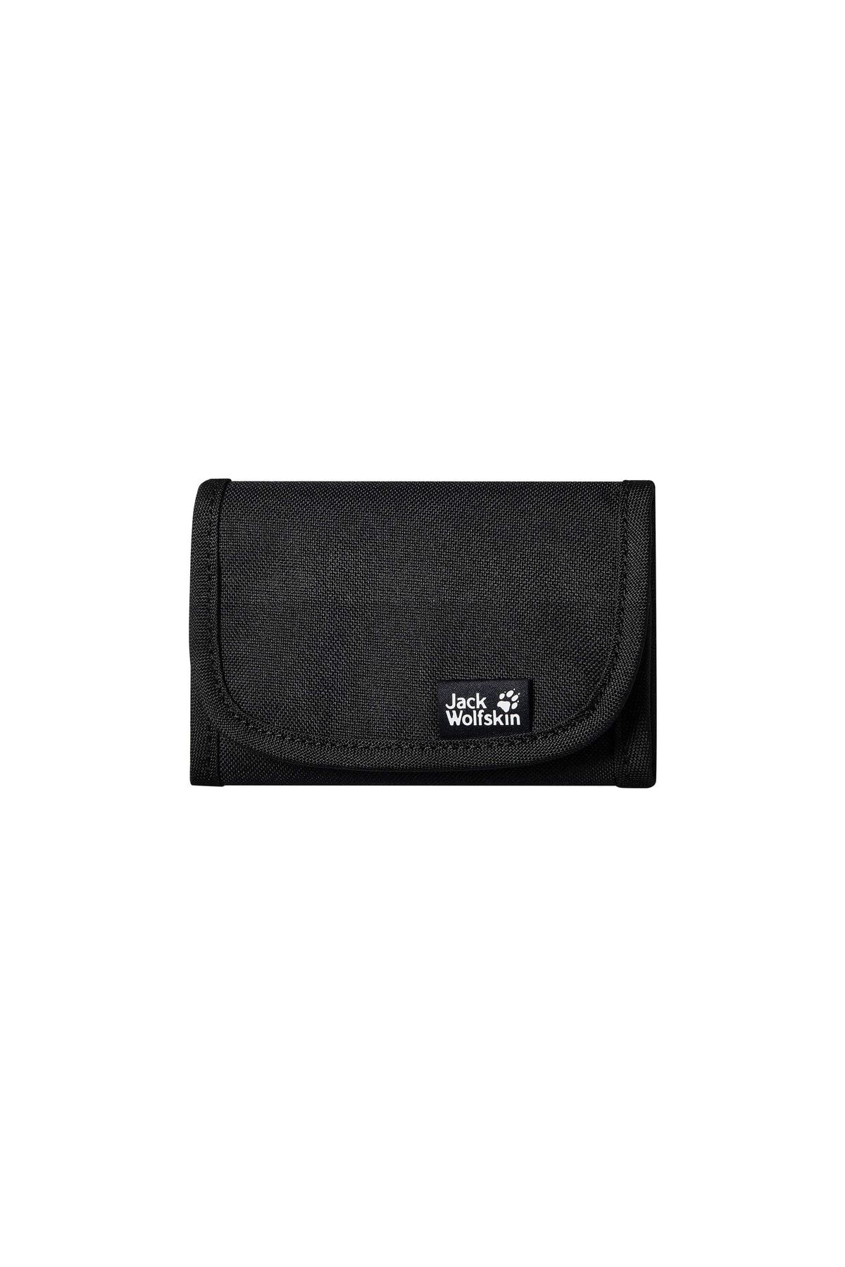 Jack Wolfskin Geldbörse Schwarz Unifarben